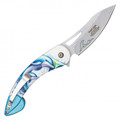 8" Blue Dolphins Pocket Knife