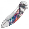 8" Rainbow Mermaid Pocket Knife