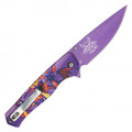 8" Purple Spyro Pocket Knife