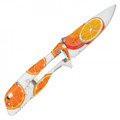 7" Orange Slice Pocket Knife