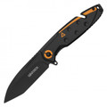 7" Black & Orange Pocket Knife