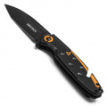 7" Black & Orange Pocket Knife