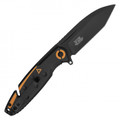7" Black & Orange Pocket Knife