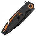 7" Black & Orange Pocket Knife