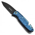 8" Blue & Black Pocket Knife