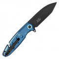 8" Blue & Black Pocket Knife