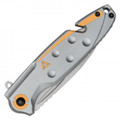 8" Gray & Orange Pocket Knife