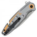 8" Gray & Orange Pocket Knife