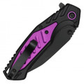 7.75" Tactical Black Pocket Knife