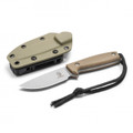 BUCKSHOT - 7.25" Fixed Blade Tactical D2 Steel Knife w/ Kydex Sheath