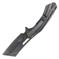 7.5” Buckshot Black Pocket Knife