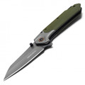 7.75" 2-Tone Green Pocket Knife