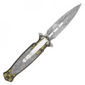 8.25" Geometric Filigree Pocket Knife