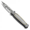 8.25" Geometric Lattice Pocket Knife