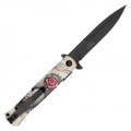 8.25" Vintage Rose Pocket Knife