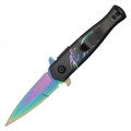 6.25" Rainbow Dragon Pocket Knife