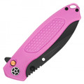 8.25" D2 Pink Textured Pocket Knife