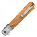 8.5" D2 Natural Wood Pocket Knife