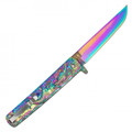 9" Rainbow Dragon Pocket Knife