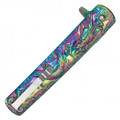 9" Rainbow Dragon Pocket Knife