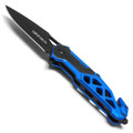 8.5" Blue Rescue Pocket Knife
