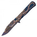 8" Midnight Dragon Pocket Knife
