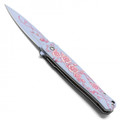 8.75" Blush Rose Pocket Knife