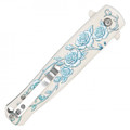 8.75" Winter Rose Pocket Knife