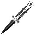 8" Spring Assisted Pocket Knife Cross Handle