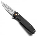 7" Black D2 Bear Pocket Knife