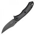 8" Black Damascus Pocket Knife