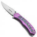 8" Purple Camo Pocket Knife