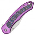 8" Purple Camo Pocket Knife