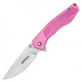 7.75" Pink Damascus Pocket Knife
