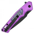 7.75" Purple Camo Pocket Knife