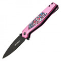 8" Pink Acid Camo Pocket Knife