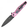 8" Pink Acid Camo Pocket Knife