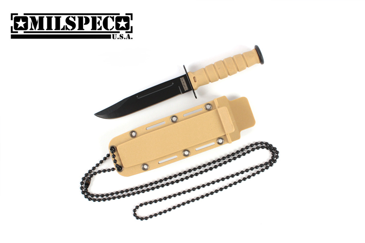 Marine Desert Survival Combat Knife Letter Opener with Sheath