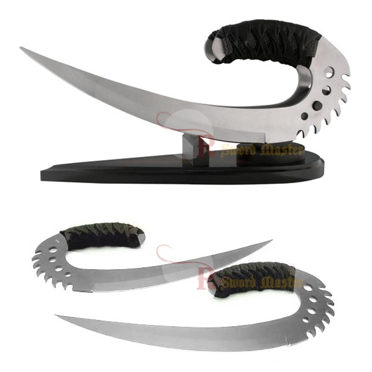Claws of Riddick Dagger Knife Chronicles of Riddick with Stand