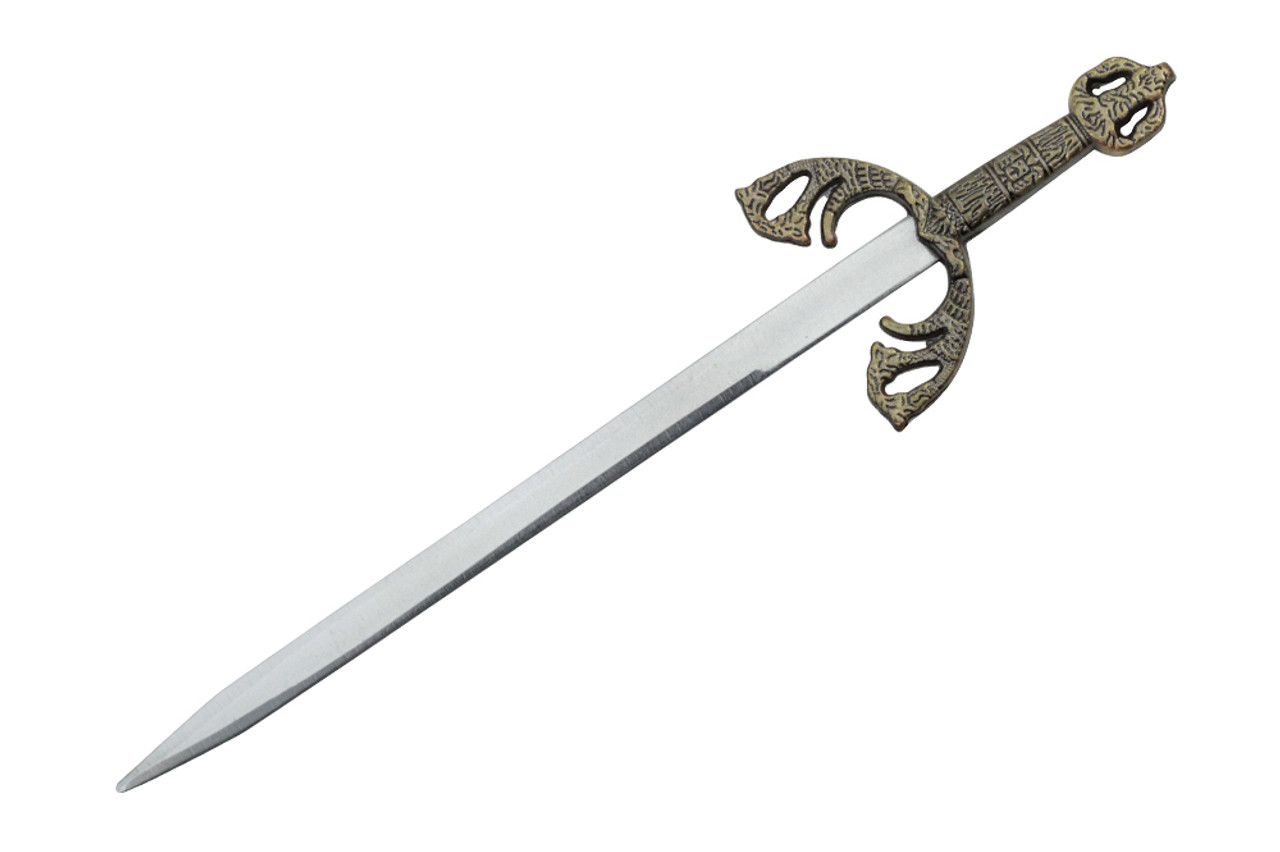 7.5" Brass Excalibur Letter Opener