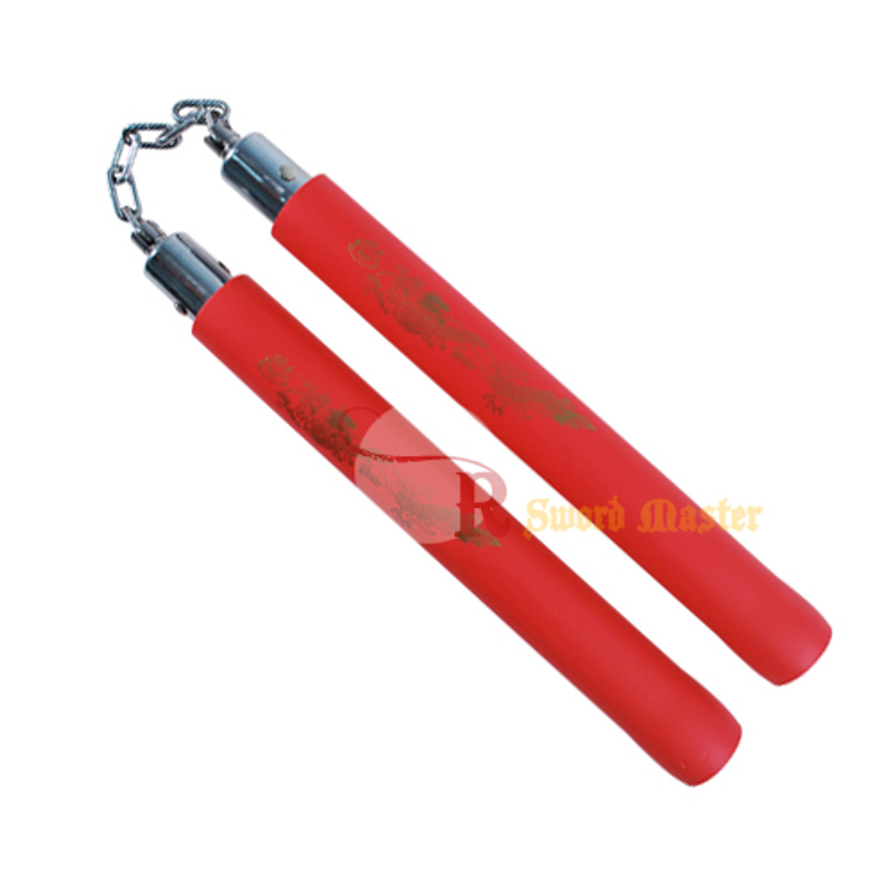 Red Dragon II Foam Padded Nunchuck with Chain