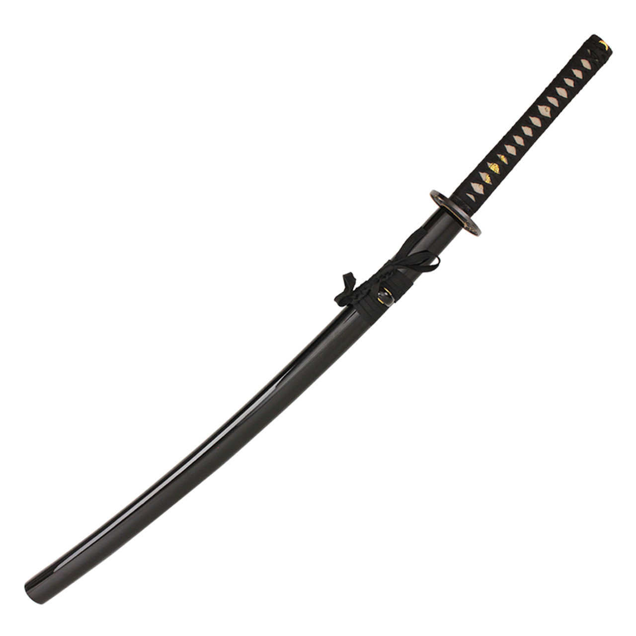 Onikiri Full Tang Rose Gold Blade Japanese Katana Sword with Warrior Tsuba