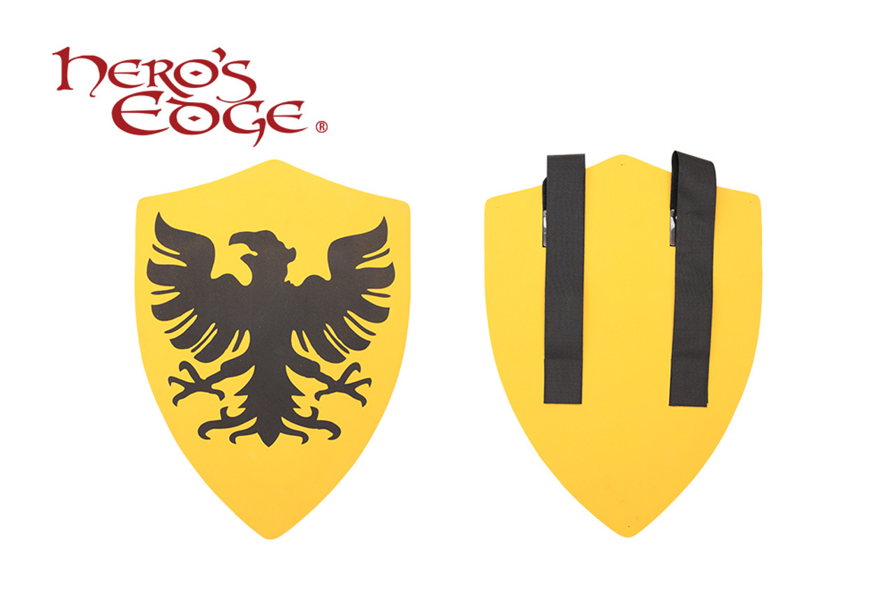 Foam Medieval Royal Crusader Eagle Foam Shield for Cosplay and Larp