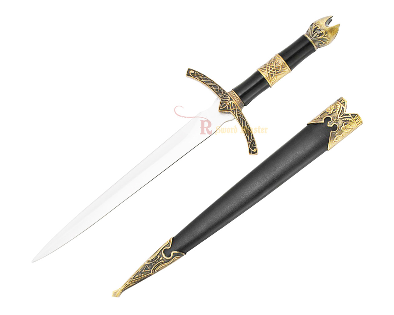 Historical Medieval Knight's Dagger Opener with Scabbard