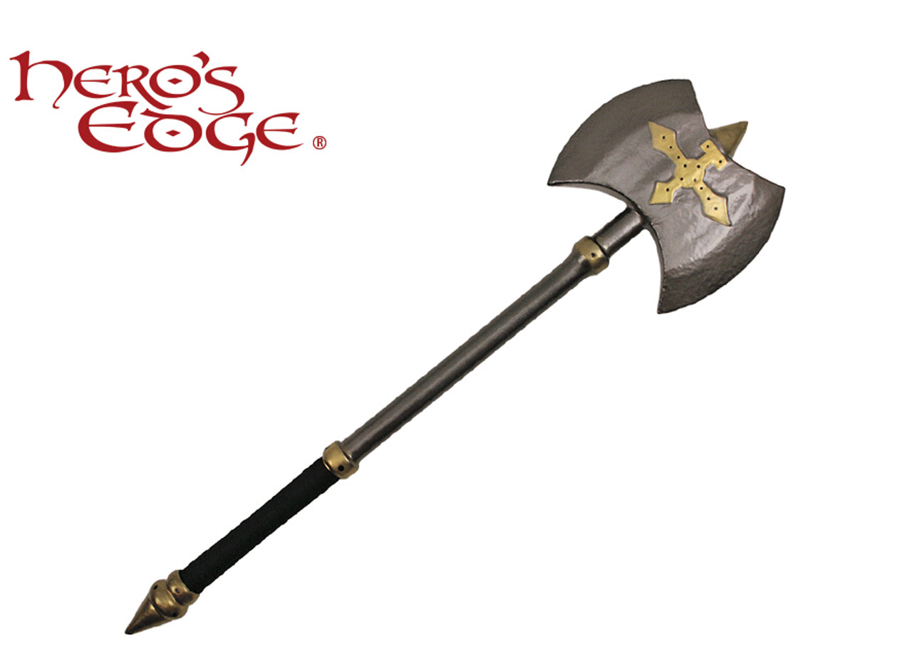 Medieval Foam Crusader Battle Axe LARP