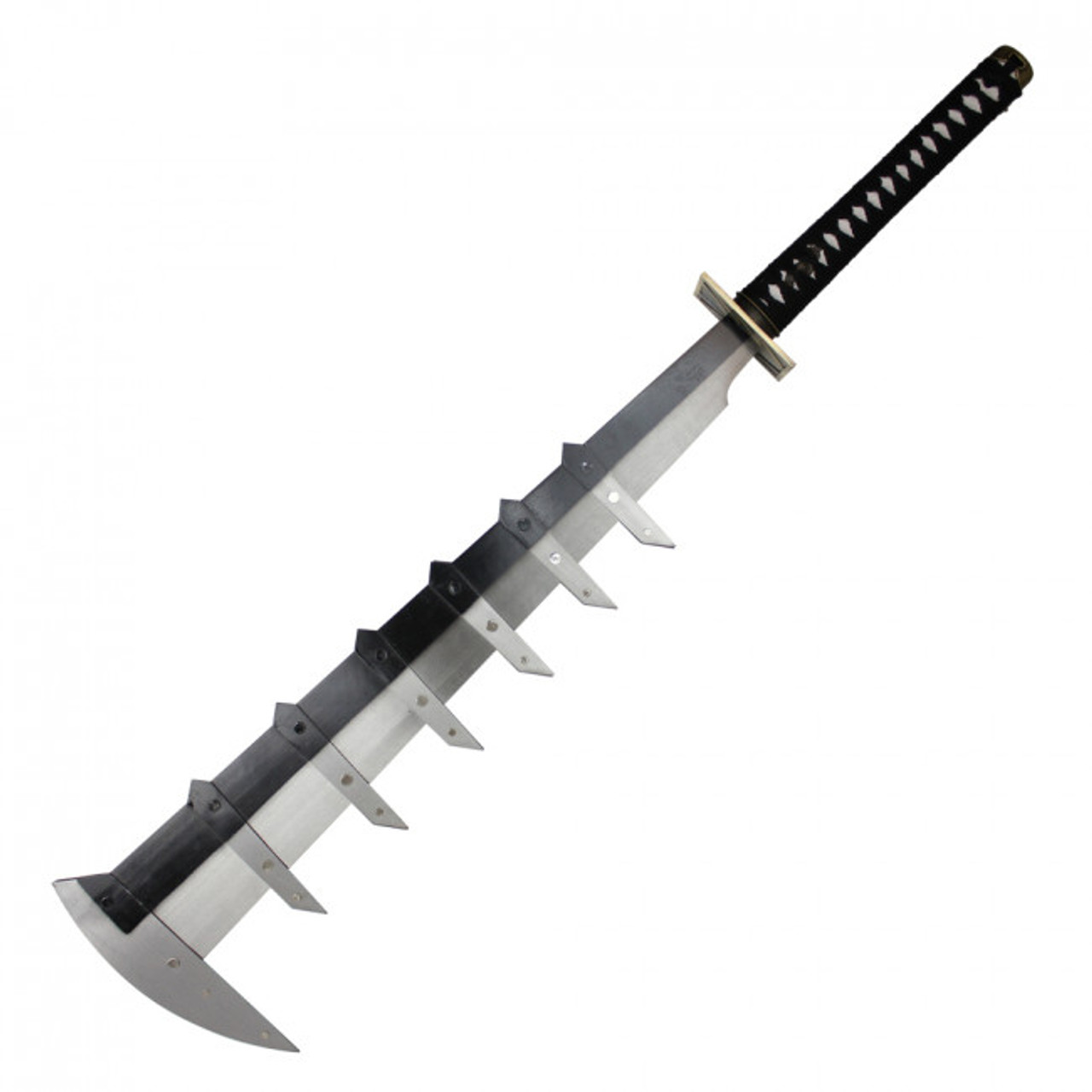 40 1/4" Silver Sword w/ Black Wrapped Handled