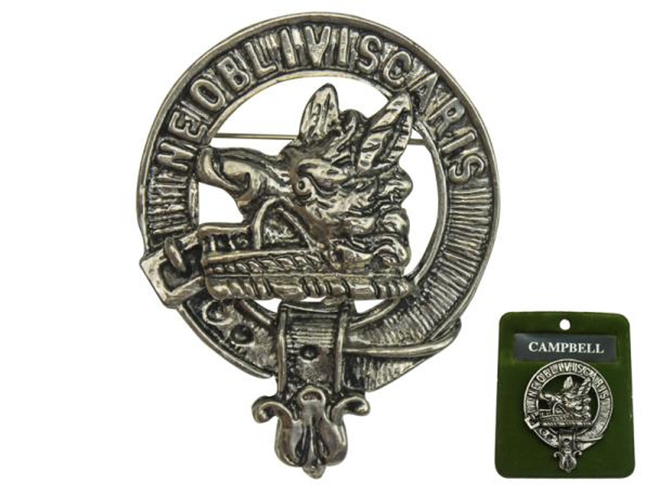 2" Scottish NEW Scotland Crest Pin Badge: CAMPBELL Clan Badge