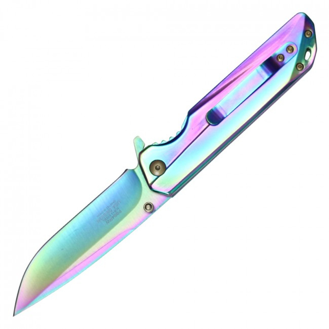 7 3/4" Assisted Open Ball Bearing Pocket Knife - PBB4RW