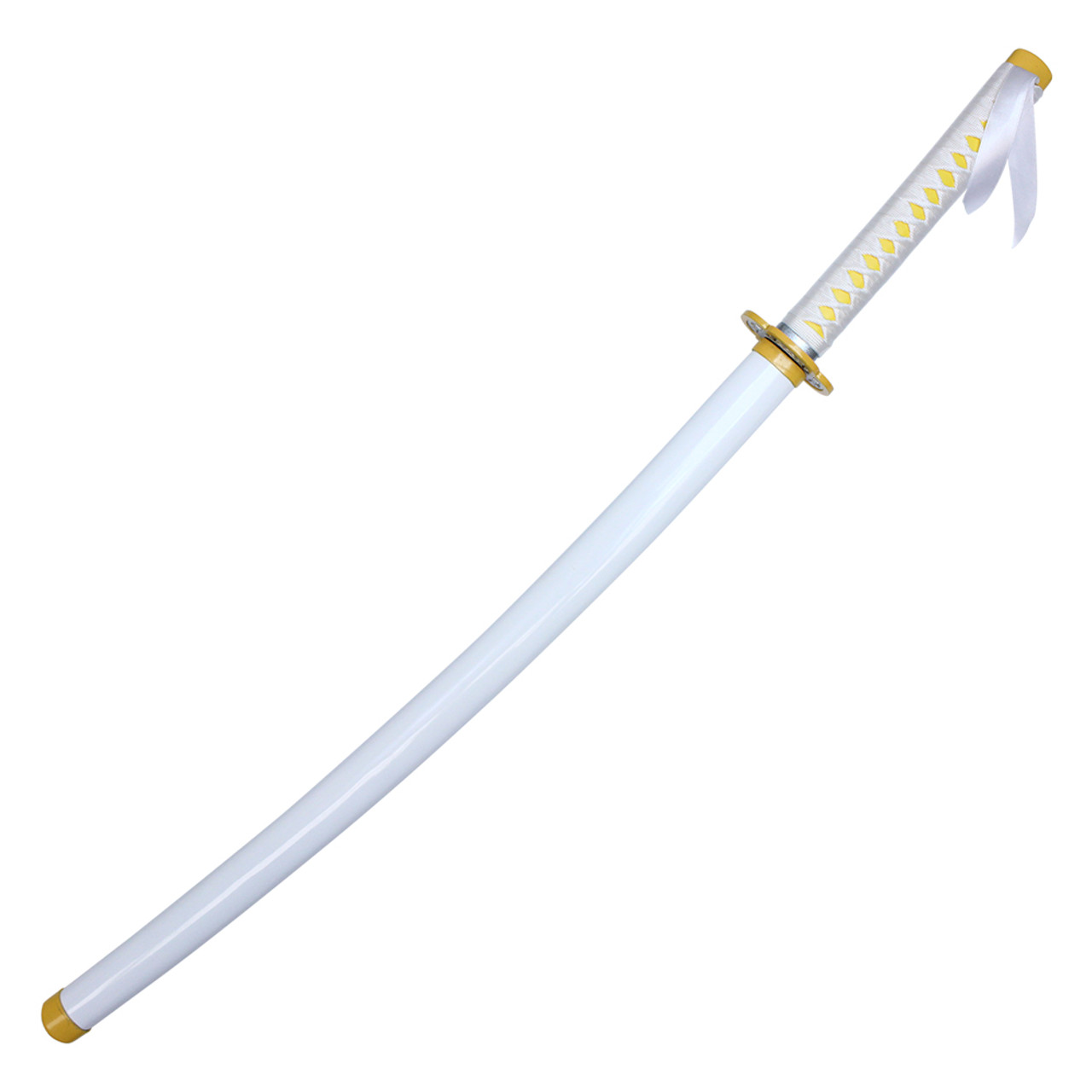 41" Metal Fantasy Samurai Replica Sword Agatsuma Zenitsu Sword w/ Scabbard