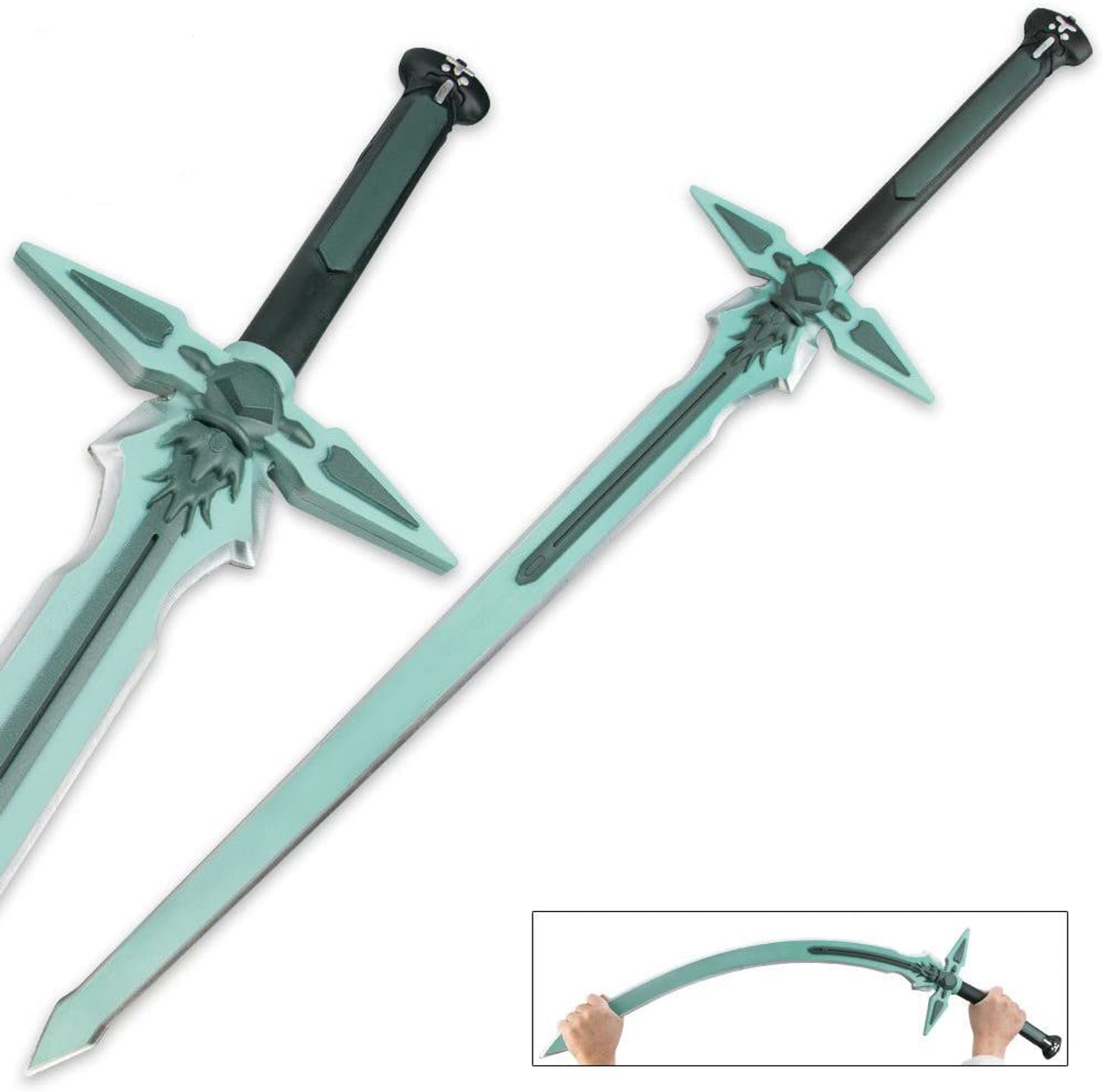 DemonDestroyer Sword Black Clover Anime 39 Foam Prop Replica Sword   WallBuilders